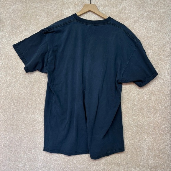 VINTAGE USA Y2K Black Thunder Sportswear Skull Rebel Cowboy Shirt Size 2XL FLAW‎ - Picture 5 of 7